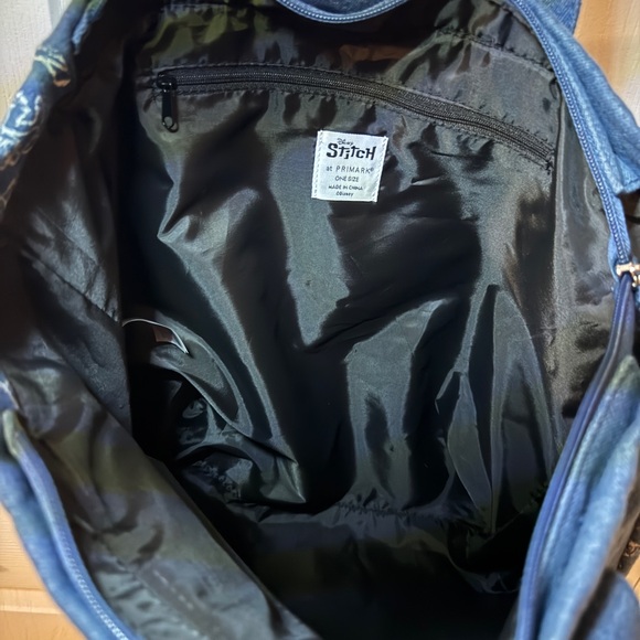 Stitch Blue Denim Tote Bag - Picture 13 of 13